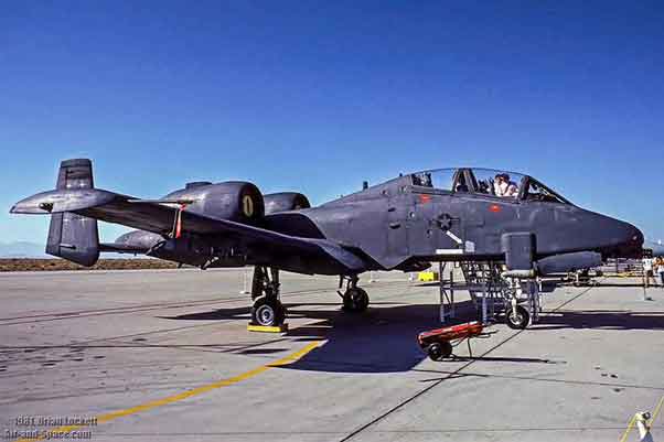 Pesawat YA-10B di Edwards AFB 20 September 1981