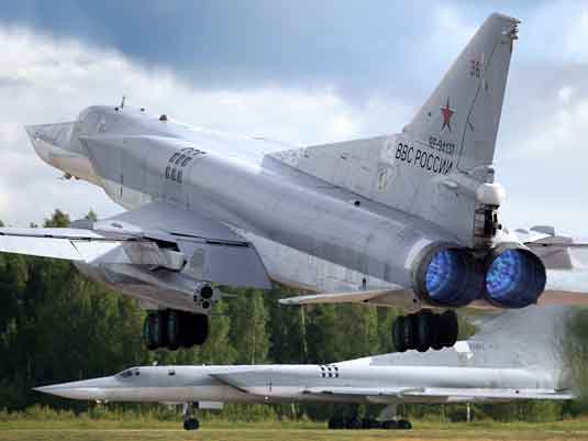 Tupolev Tu-22M3 Angkatan udara Rusia tinggal landas