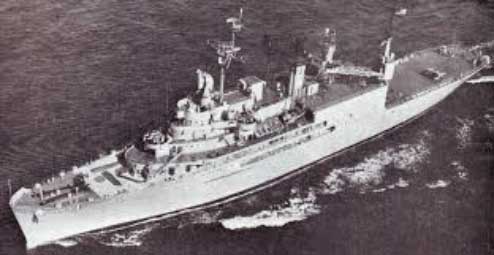 USS Norton Sound (AV-11/AVM-1) Pada tahun 1973, ia menerima instalasi pertama dari Sistem Tempur Aegis yang dibawa kapal, yang kemudian menjadi sistem tempur utama di kapal penjelajah dan kapal perusak Angkatan Laut AS.