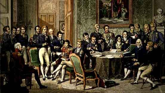 Kongres Wina, majelis pada tahun 1814–15 yang menata ulang Eropa setelah Perang Napoleon. Kongres ini dimulai pada bulan September 1814, lima bulan setelah turun takhta pertama Napoleon I dan menyelesaikan "Final Act"-nya pada bulan Juni 1815, sesaat sebelum kampanye Waterloo dan kekalahan terakhir Napoleon. Penyelesaian ini merupakan perjanjian paling komprehensif yang pernah ada di Eropa.