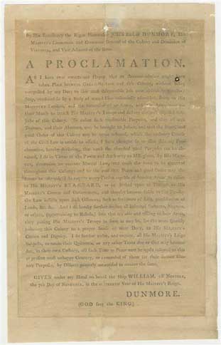 Pada 7 November 1775, Gubernur Kerajaan Virginia, John Murray, Earl of Dunmore, menandatangani sebuah dokumen yang akan mengguncang fondasi Revolusi Amerika dan menjadi salah satu keputusan paling kontroversial dalam masa perang tersebut. Proklamasi Dunmore menjanjikan kebebasan bagi setiap budak yang melarikan diri dari majikannya yang pemberontak dan bergabung dengan pasukan Inggris untuk melawan perjuangan kemerdekaan Amerika.