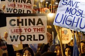 Demostrasi menentang penjajahan China