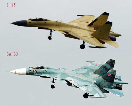 Sukhoi Su-33 Flanker-D adalah pesawat tempur superioritas udara bermesin ganda berbasis kapal induk Soviet/Rusia yang dirancang oleh Sukhoi dan diproduksi oleh Komsomolsk-on-Amur Aircraft Production Association, yang berasal dari Su-27 dan awalnya dikenal sebagai Su-27K. Dibandingkan dengan Su-27, Su-33 memiliki rangka bawah dan struktur yang diperkuat, sayap yang dapat dilipat dan stabilisator, semuanya untuk operasi kapal induk. Su-33 memiliki canard, dan sayapnya lebih besar dari Su-27 untuk kecepatan stall yang lebih lambat. Su-33 memiliki mesin yang ditingkatkan dan roda hidung kembar, dan dapat diisi ulang bahan bakarnya di udara.