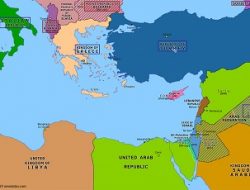 United Arab Republic (UAR) map