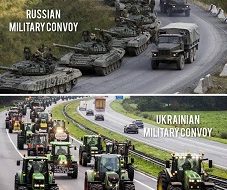 Rusia Konvoi Vs Ukraina Konvoi
