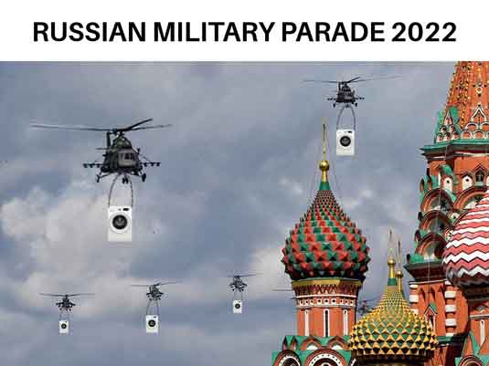 Parade militer Rusia