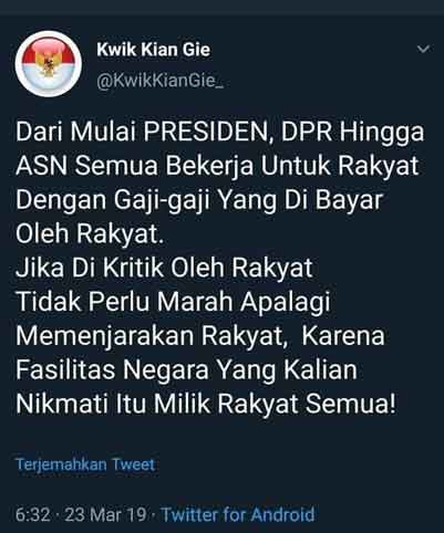 Semua di gaji rakyat