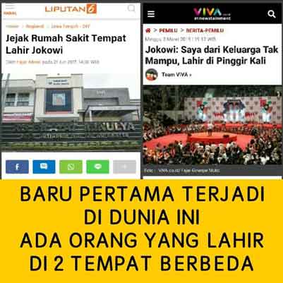 Pertama di dunia ada orang yang lahir di 2 tempat berbeda