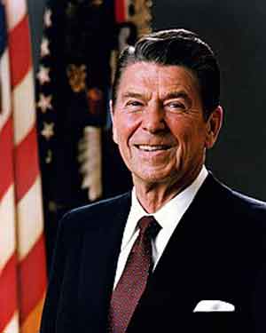 Presiden Amerika ke 40 Ronald Wilson Reagan