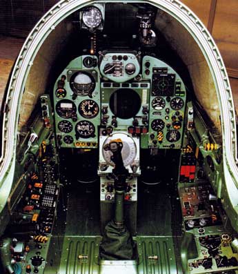 Kokpit Mirage III