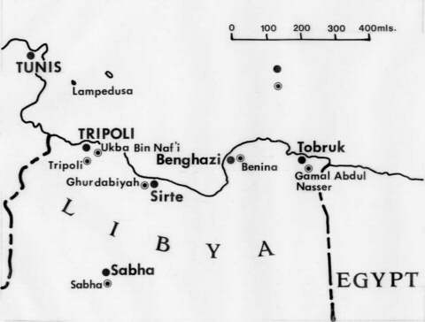 Kota sasaran di Libya