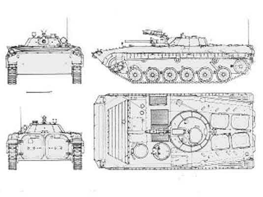 BMP-1 (the Ob'yekt 765 Sp2) Bagan