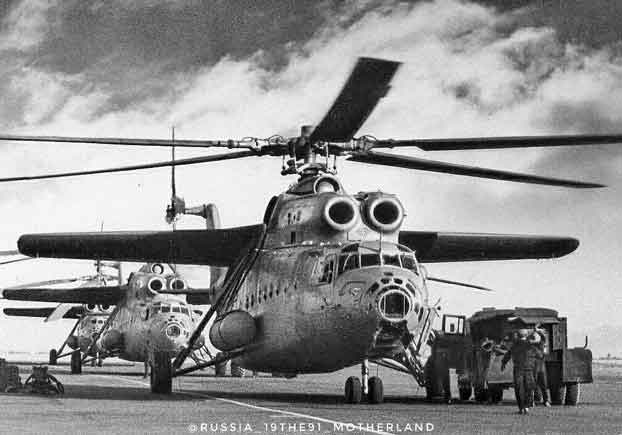 Helikopter angkut berat Uni Soviet Mil Mi-6 (Hook)