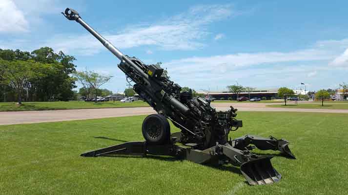Meriam howitzer M777 155mm Kanada