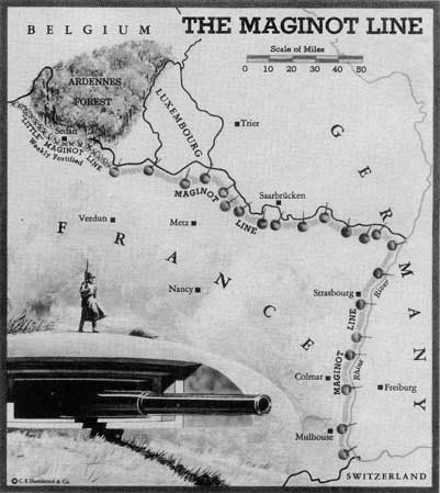 Garis Maginot, dinamai Menteri Perang Perancis André Maginot, adalah garis benteng beton, rintangan dan instalasi senjata yang dibangun oleh Perancis pada 1930-an untuk mencegah invasi oleh Jerman dan memaksa mereka untuk bergerak di sekitar benteng.