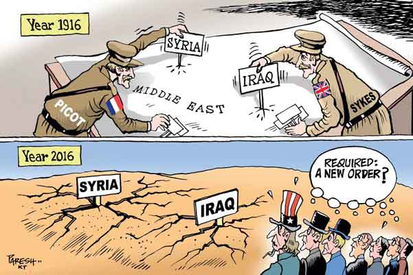 Perjanjian Sykes–Picot dan muka Timur Tengah saat ini