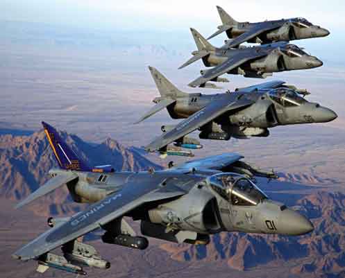 Pesawat AV-8B Harrier US Marine Corp