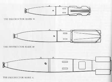 Ranjau laut tipe Mk 40, Mk 41 dan 56