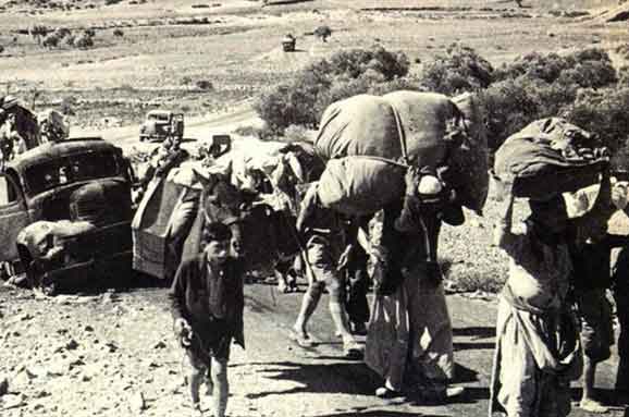 Pengungsi Palestina saat perang Arab-Israel 1948