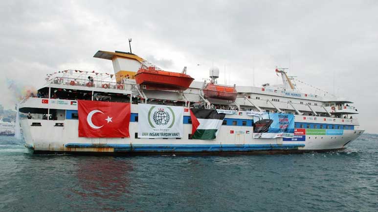 MV Mavi Marmara adalah kapal penumpang berbendera Komoro, yang sebelumnya dimiliki dan dioperasikan oleh DO Istanbul Fast Ferries Co. Inc. di jalur Sarayburnu, Istanbul-Pulau Marmara-Pulau Avşa di Laut Marmara. Dibangun di Galangan Kapal Golden Gate oleh Turkish Shipbuilding Co. pada tahun 1994, kapal ini memiliki kapasitas 1.080 penumpang. Ia terkenal karena partisipasinya dalam Armada Kebebasan Gaza dan konfrontasi mematikan yang terjadi selama serangan armada Gaza.