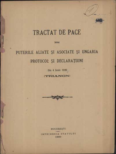 Perjanjian Trianon 1920