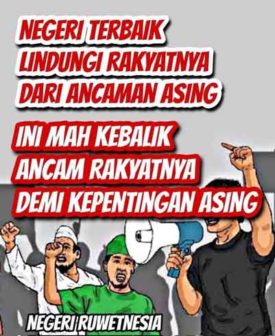 Ancam rakyat demi....