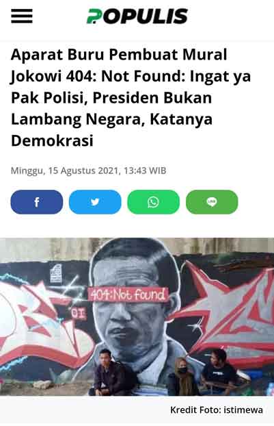 Presiden bukan lambang negara