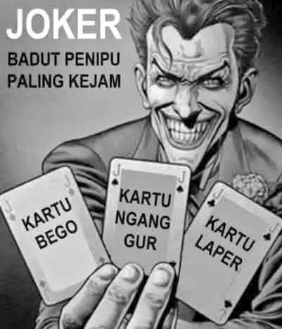 Badut penipu paling kejam dengan kartunya