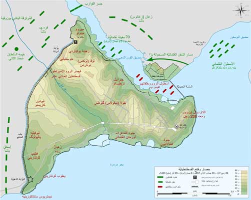 Peta kondisi pertempuran Konstatinopel 1453