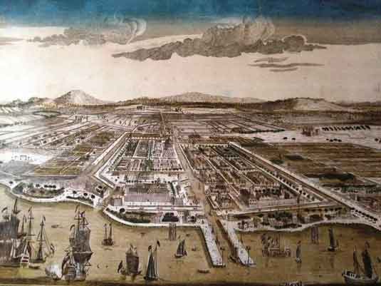 Kondisi kota Batavia dalam lukisan