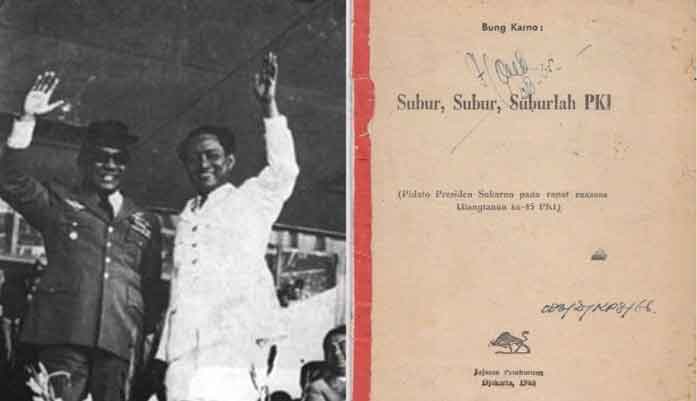 naskah pidato presiden Sukarno tahun 1965 pada rapat akbar hari ulang tahun PKI ke-45, hari ulang tahun terakhir PKI. Kami mengunggah arsip ini sebagai peringatan hari lahir PKI, 23 Mei,