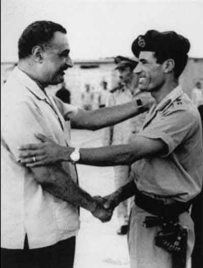 Gamal Abdel Nasser dan Muammar Gaddafi