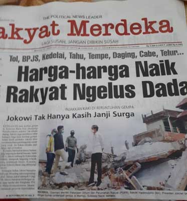 Harga-harga naik Rakyat ngelus dada