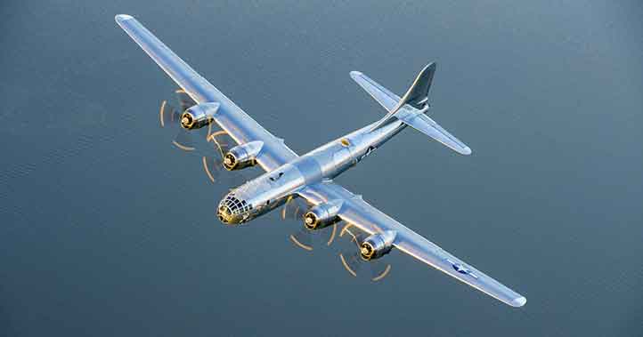 Menyusul penyerahan Jepang, yang disebut Hari V-J, B-29 digunakan untuk tujuan lain.Sejumlah pesawat memasok makanan dan kebutuhan lainnya dengan menjatuhkan barel ransum di kamp tawanan perang Jepang.