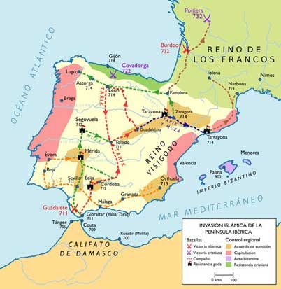 Penaklukan Umayyah atas Hispania, juga dikenal sebagai penaklukan Umayyah atas Kerajaan Visigoth, adalah ekspansi awal Kekhalifahan Umayyah atas Hispania (di Semenanjung Iberia) dari 711 hingga 718. Penaklukan tersebut mengakibatkan kehancuran Kerajaan Visigoth dan berdirinya Umayyah Wilayah Al-Andalus.
