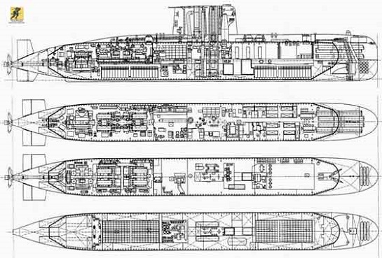 Kapal selam Type 209 dirancang oleh Ingenieurkontor Lübeck (IKL) yang dipimpin oleh Ulrich Gabler dan sebagian besar didasarkan pada desain kapal selam Jerman sebelumnya (khususnya Tipe 206) dengan peningkatan peralatan. Desainnya memiliki lambung tunggal dan memungkinkan komandan untuk melihat seluruh kapal selam dari haluan hingga buritan sambil berdiri di periskop. Empat baterai 120-sel terletak di depan dan belakang pusat komando di dek bawah dan membentuk sekitar 25% dari bobot kapal.