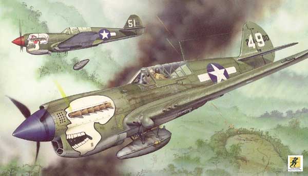 sepasang P-40, dikemudikan oleh penerbang Amerika George Welch dan Ken Taylor, yang mampu mengudara selama serangan Jepang 7 Desember 1941 di Pearl Harbor sementara pilot Soviet Nikolai Fyodorovich Kuznetsov, Petr Pokryshev dan Stephan Novichkov semuanya menjadi ace menerbangkan Lend-Lease P-40 mereka.
