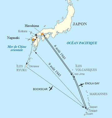 Selama Perang Dunia II, Angkatan Darat Umum Kedua dan Tentara Daerah Chūgoku bermarkas di Hiroshima, dan Markas Besar Angkatan Darat Angkatan Laut terletak di pelabuhan Ujina. Kota ini juga memiliki gudang besar perlengkapan militer, dan merupakan pusat utama untuk pengiriman