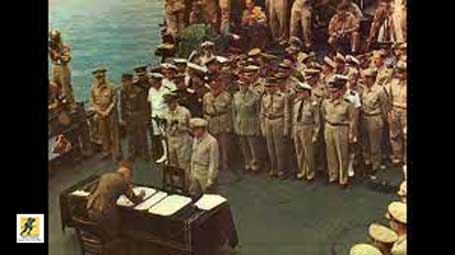 14 Agustus 1945, Kekaisaran Jepang menyerah kepada sekutu