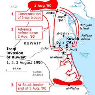 02 Agustus 1990, Perang Teluk Persia : Dimulai Saat Irak Menginvasi ...