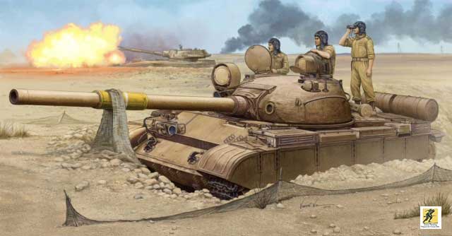 T-62 adalah tank tempur utama Soviet yang pertama kali diperkenalkan pada tahun 1961. Sebagai pengembangan lebih lanjut dari seri T-55, T-62 mempertahankan banyak elemen desain serupa dari pendahulunya termasuk profil rendah dan pelindung turret tebal. Berbeda dengan tank-tank sebelumnya, T-62 merupakan tank produksi pertama yang dipersenjatai dengan meriam smoothbore yang dapat menembakkan peluru APFSDS dengan kecepatan lebih tinggi.