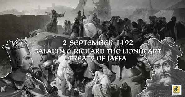 2 September 1192, Perjanjian Jaffa : Perdamaian Dua Raja dan Berakhirnya Perang Salib Ketiga