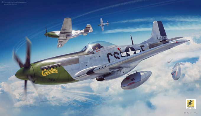 Keunggulan jumlah pesawat tempur USAAF, karakteristik terbang yang luar biasa dari P-51, dan kecakapan pilot membantu melumpuhkan kekuatan tempur Luftwaffe. Akibatnya, ancaman pesawat tempur ke AS, dan kemudian Inggris, pembom sangat berkurang pada Juli 1944.