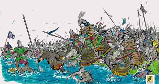 ʿAlāʾ al-Dīn Muḥammad (bertahta 1200-20), Khwārezm-Shāh yang kedua dari belakang, menciptakan sebuah kekaisaran berumur pendek yang membentang dari perbatasan India hingga Anatolia. Namun, kekaisaran ini tidak bertahan lama; tentara Mongol Jenghis Khan menaklukkan Transoxania pada tahun 1220.