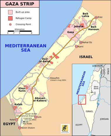 Pada tanggal 4 November 2008, Israel melancarkan serangan militer lintas-perbatasan (yang juga disebut sebagai serangan/invasi/insiden/peristiwa militer/insurjensi) yang diberi kode nama Operasi Tantangan Ganda ke daerah pemukiman Dayr al-Balah di Gaza tengah untuk menghancurkan pembukaan sebuah perbatasan lintas