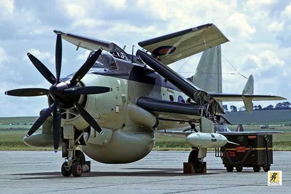 Gannet produksi terakhir menjadi AEW.Mk 3 yang digunakan oleh Royal Navy sebagai platform peringatan dini udara (AEW) mulai tahun 1958.