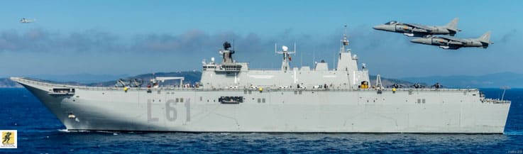 Pada bulan September 2009, Rusia mengundang Navantia untuk ikut serta dalam kompetisi untuk memasok Angkatan Laut Rusia dengan kapal serbu amfibi generasi baru untuk bersaing dengan kapal kelas Mistral Prancis. Pada bulan Januari 2011, Rusia memilih proposal Mistral daripada konsep Spanyol.