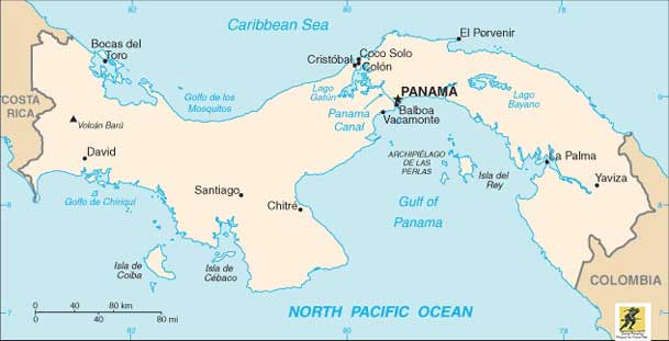 Terusan ini melintasi Tanah Genting Panama dan merupakan saluran untuk perdagangan maritim. Salah satu proyek rekayasa terbesar dan tersulit yang pernah dilakukan, jalan pintas Terusan Panama sangat mengurangi waktu bagi kapal untuk melakukan perjalanan antara samudra Atlantik dan Pasifik, memungkinkan mereka untuk menghindari rute Cape Horn yang panjang dan berbahaya di sekitar ujung paling selatan Amerika Selatan melalui Drake Passage atau Selat Magellan dan rute yang bahkan kurang populer melalui Kepulauan Arktik dan Selat Bering.