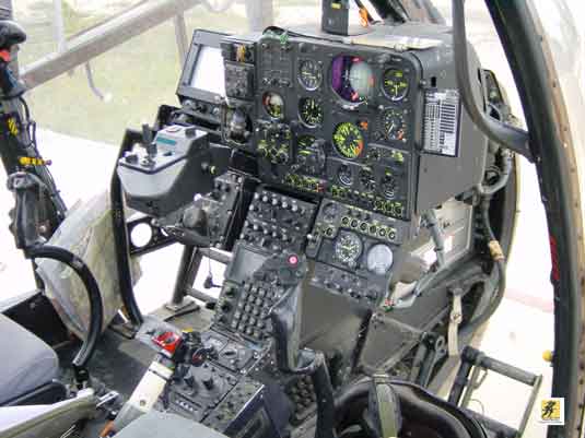 Avionik SA 341 peta bergerak Bendix / King SM-4001, sistem penentuan posisi global (GPS), King KI-825 EHSI Kit, kit altimeter radar King KRA-10A dan Garmin GNS-430 NAV / COMM / GPS. Gazelle memiliki sistem input suara langsung (DVI) yang mengontrol instrumen avionik melalui mikrofon helm aircrew dan interkom. Pesawat ini juga memiliki penekan tanda tangan inframerah.