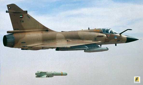 Menguji PGM-500 di Mirage 2000